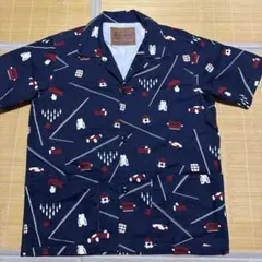 OLD CROW GLAD HAND 総柄　半袖シャツ　車　シャツ　Mのサムネイル
