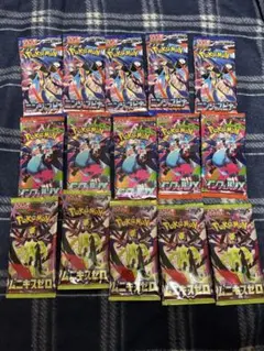 ポケモンカードカード　バラパック各5パック　計15パック