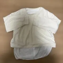 earth 重ね着トップス(トレーナー、長袖Tシャツ) フリーサイズ