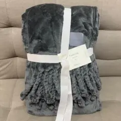 新品 Francfranc ゴーディス スロー S ダークグレー フランフラン