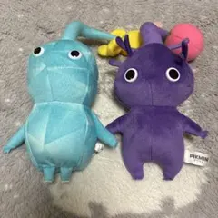 で*し様 オークション出品　任天堂　ピクミン4 ぬいぐるみ 氷 紫 2体セット