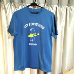 〘赤字価格提供中〙OUTDOOR PRODUCTS クマ サーフィン TシャツＭ