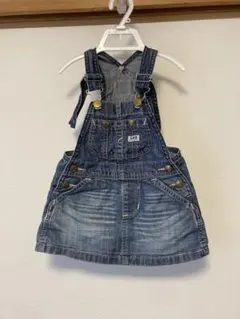 Lee デニム ジャンバースカート　80cm