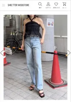 MOUSSY デニム　ストレートパンツ　25インチ
