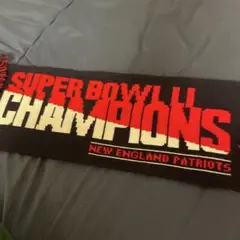 New England Patriots スカーフ スーパーボウルチャンピオン