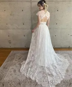 【THE URBAN BLANCHE】ウエディングドレス オールレース 袖付