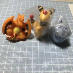 ポケットモンスター　ポケモン リザードン　ウオチルドン　デンリュウ 指人形