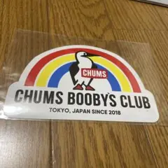 【値下げ】CHUMS BOOBY'S CLUB ステッカー