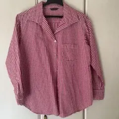 URBAN RESEARCH ギンガムチェック 長袖シャツ レッドのサムネイル