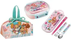 新品◆Skaterお弁当箱3点セット◆パウパトロールGIRLトリオセット巾着子供