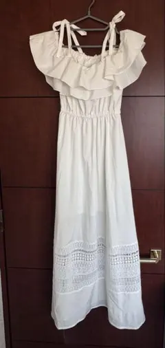 CECIL McBEE セシルマクビー オフショル ロングワンピース Mサイズ