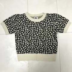ABITOKYO 花柄クルーネックブラウス