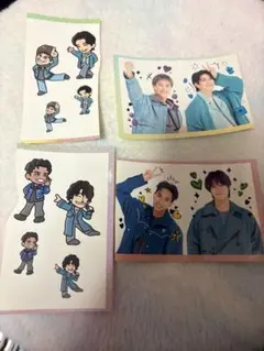 Aぇ！group DNA 特典　ステッカー　4人セット