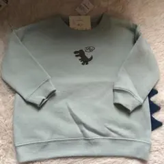 恐竜デザイン トレーナーライトブルー