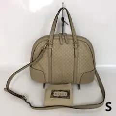 GUCCI グッチ マイクログッチシマ ニース ドーム型 2WAY バッグのサムネイル