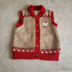 ファミリア　110　ニットベスト