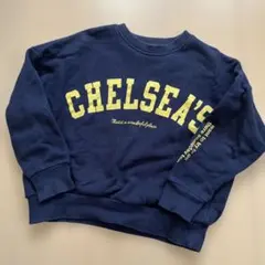 branshes トレーナー　ロゴ　ネイビー　120サイズ