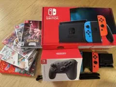 ⚠️最終値下げNintendo Switch 本体 フルセット+ソフト5本+付属品