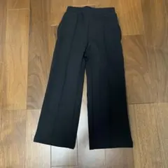 ブランシェス　センタープレス風ロングパンツ 子供用 100cm ブラック