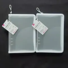 DAISO 6リングファイル A5 ジッパー付 ホワイト 白 2個セット - メルカリ