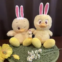 東京ディズニーシー/うさピヨ　ぬいぐるみ&パペット&マスコットリング3点セットのサムネイル