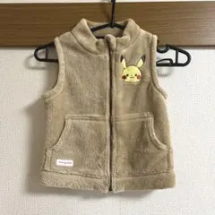 美品　monpoké ピカチュウ フリースベスト 100cm