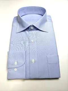 ノーアイロンシャツ L41-85 新品 ワイドカラー ストレッチ ニットシャツ