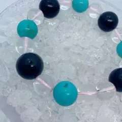 あらゆるものからあなたを守る最強のお守り（オブシディアン×ターコイズ×水晶）