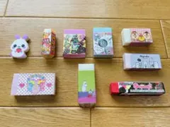平成レトロ　消しゴム まとめ売り9個