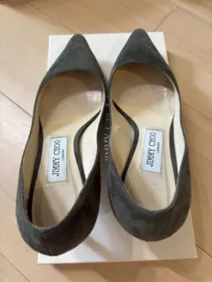 JIMMY CHOO スエード パンプス カーキのサムネイル