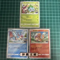 フシギダネ　ヒトカゲ　ゼニガメ　プロモ　ポケモンGO 御三家