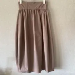 green label relaxing ベージュ フレアロングスカート 美品