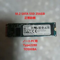 TOSHIBA M.2 SATA SSD 256GB 正常診断