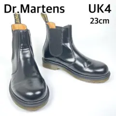 ドクターマーチン　2976　レザーチェルシーブーツ　サイドゴア　UK4　本革　黒