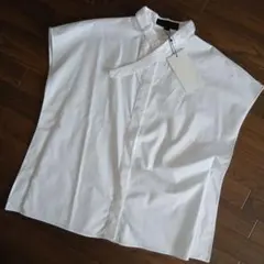 新品　ZARA 半袖　シャツ ホワイト カットソー　レディース