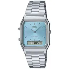 CASIO AQ-419 腕時計　アイスブルー　希少