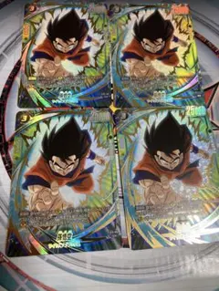 孫悟空　FS12 C パラレル　4枚セット　フュージョンワールド　スタートデッキ