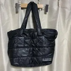 HIROKO KOSHINO 黒 ナイロントートバッグのサムネイル