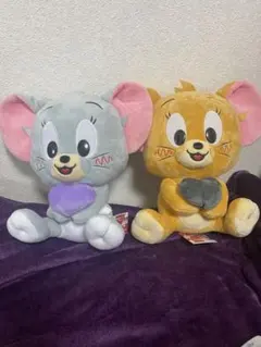 トムとジェリー ぬいぐるみ 2体セット タフィー ジェリー