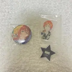 あんさんぶるスターズ 月永レオ アクスタ 缶バッジ おまんじゅう
