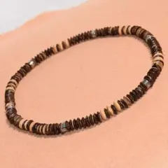 ★ココナッツビーズチョーカー★ネックレス★アジアンエスニック★新品★Ｂ２０