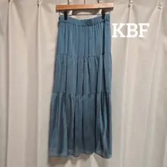 KBF. ケービーエフ 切替ギャザースカート　ロングスカート　アーバンリサーチ