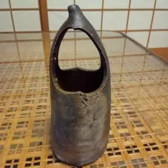 老舗窯元 小西陶古の備前焼花入 陶器 花瓶 インテリア - メルカリ