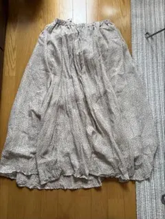 earth music&ecology ドット柄 スカート ロング