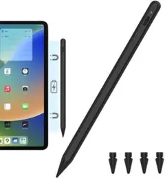 【互換品】アップルペンシル ブラック ワイヤレス充電対応！ スタイラスペン