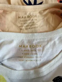MAAROOK キッズ ワンピース Tシャツ セット　120のサムネイル