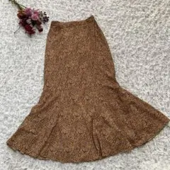 美品　フレアスカート マルチカラー 花柄　ユナイテッドアローズ　秋