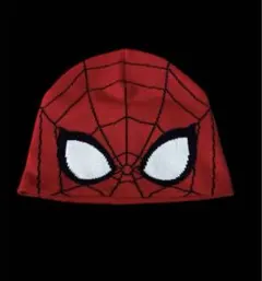 スパイダーマン ニット ビーニー 赤 MARVEL y2k