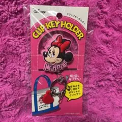 ディズニー　ミニーマウス　クリップキーホルダー　ミニー　キーホルダー