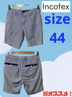 Incotex メンズ ギンガムチェック ショートパンツ 44のサムネイル